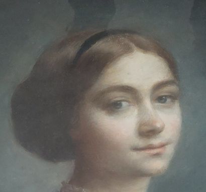 LATE 19th CENTURY SCHOOL

Portrait of a woman

Pastel

48...