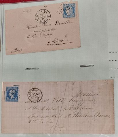 ALBUM OF 141 LETTERS WITH CLASSIC FRENCH...