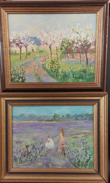 Alain WIELHORSKI (1950-2015) 

Walk in Grestain,...