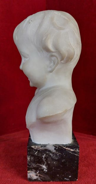 L. MORELLI

Alabaster bust of a child signed...