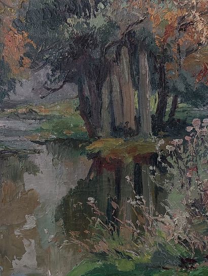 François FLORIT (XX)

Landscape 

Oil on...