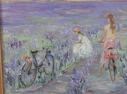 Alain WIELHORSKI (1950-2015) 

Walk in Grestain,...