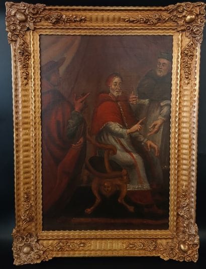 19th century ITALIAN SCHOOL

Pope

Oil on...