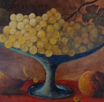 XXth CENTURY SCHOOL

Still life with fruit...