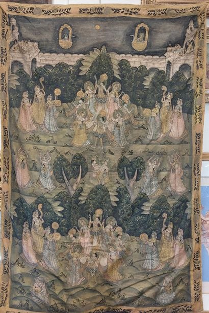 INDIAN TAPESTRY printed with figures

175...