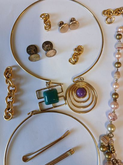 LOT DE BIJOUX FANTAISIE

Colliers, boucles...