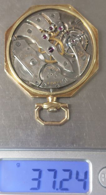 GRUEN PRECISION 

Montre à gousset en or...
