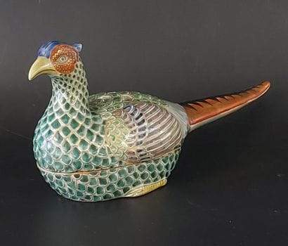 Japan, Kutani kiln, circa 1900,

Pheasant-shaped...