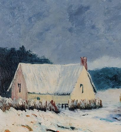 Fabien STAELEN (1944) 

Forest house in the...
