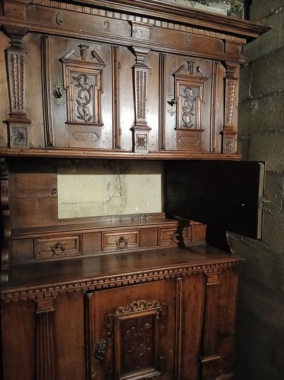 RARE PASSE PLAT FURNITURE in natural wood...