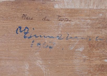 XXth CENTURY SCHOOL

Place du Tertre 

Oil...