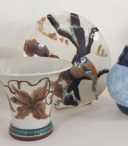 THARAUD LIMOGES

2 vases en porcelaine à...