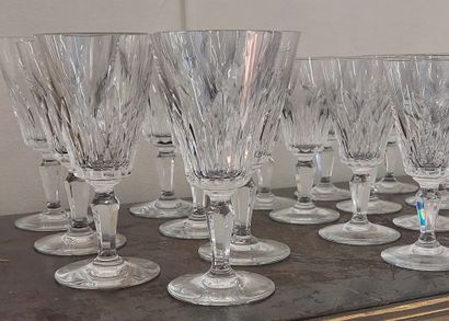 BACCARAT

Partie de service de verres en...