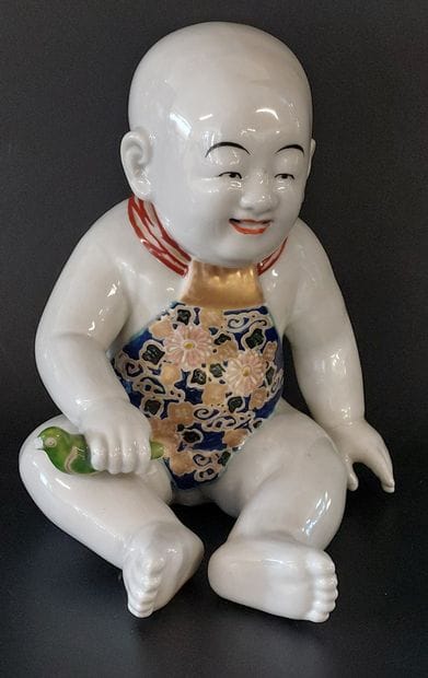 Japan, Taisho period, 

Porcelain and polychrome...