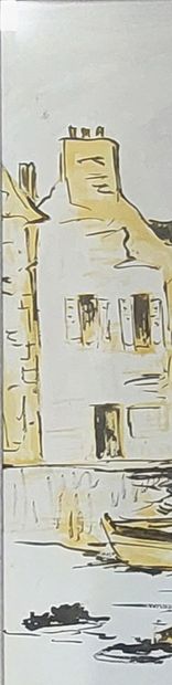 Marcel LE DOARE (XX) 

Port

Watercolor signed...