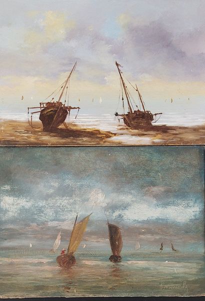 FOUR OILS

Marine

Oil on isorel 

13 x 18...