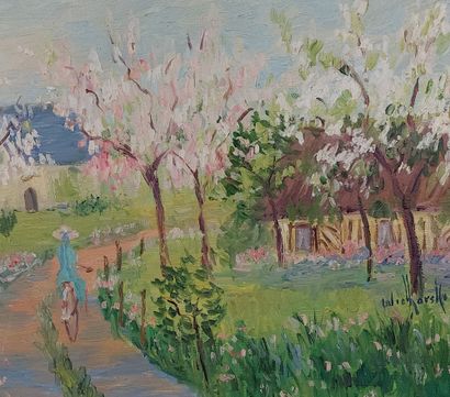 Alain WIELHORSKI (1950-2015) 

Walk in Grestain,...
