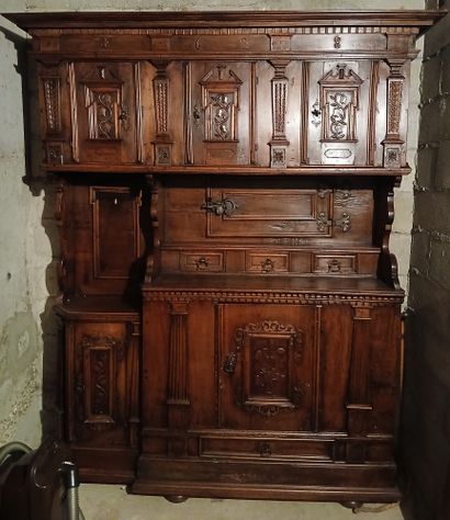 RARE PASSE PLAT FURNITURE in natural wood...