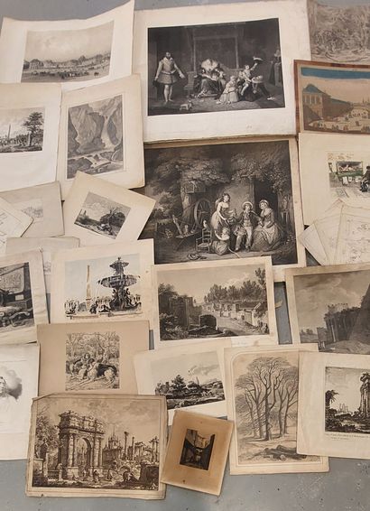 SET OF ENGRAVINGS

Color and black & white...