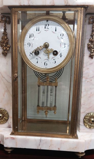 CAGE HANGER in marble and bronze with its...