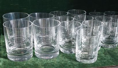 BACCARAT

Set of crystal glasses including...