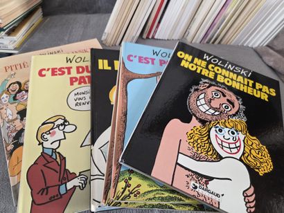 A large number of comic strips.

Many first...