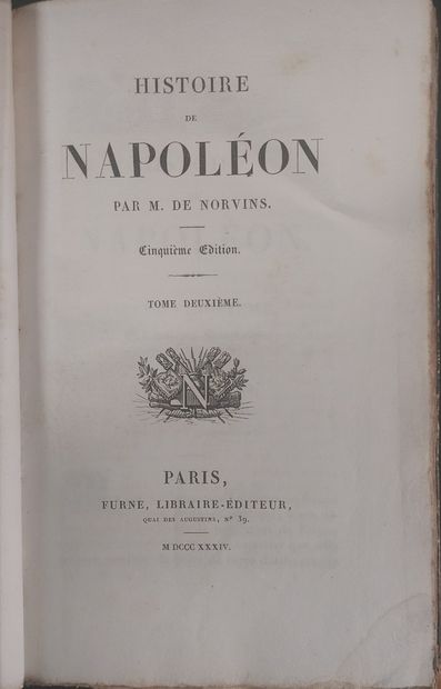 LOT of books including: 

- NORVINS, Histoire...