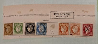 ALBUM OF 141 LETTERS WITH CLASSIC FRENCH...