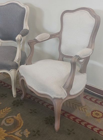 TWO CHILD'S ARMCHAIRS in lacquered wood

Louis...