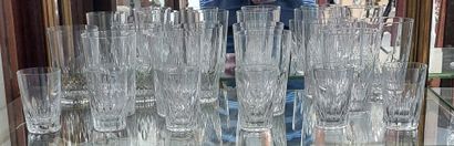 BACCARAT, Richelieu model

Suite of 10 large...