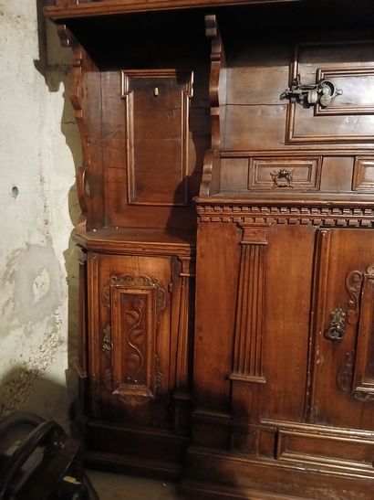 RARE PASSE PLAT FURNITURE in natural wood...