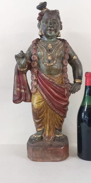 INDIA

Krishna in polychrome Terracota 

Height:...