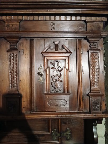 RARE PASSE PLAT FURNITURE in natural wood...