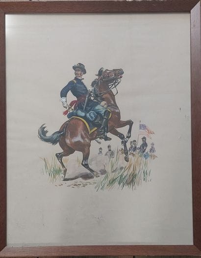 AQUARELLE

Military scene 

Gouache watercolor

55...