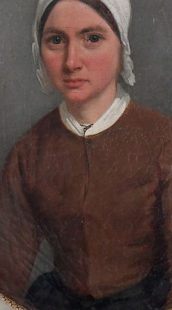 ECOLE DU XIXème siècle

Portrait de femme...