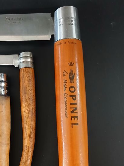 COLLECTION DE 8 COUTEAUX OPINEL 

N°7, 8,...