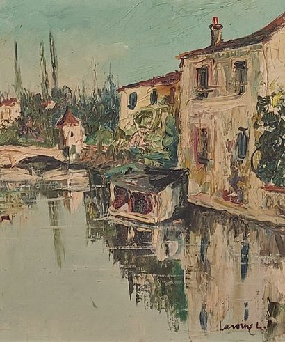 Robert L.P. LAVOINE (1916-1999)

Crécy 

Huile...