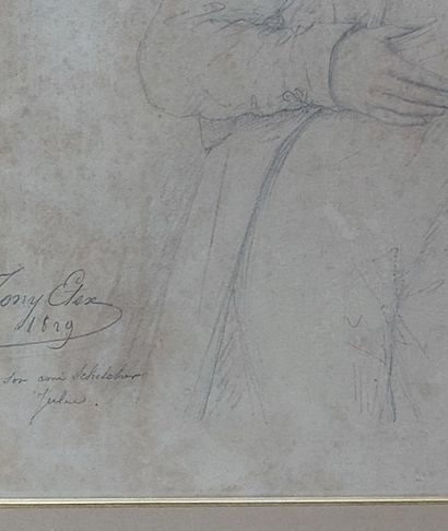 Antoine ETEX (1808-1888) 

Portrait of a...
