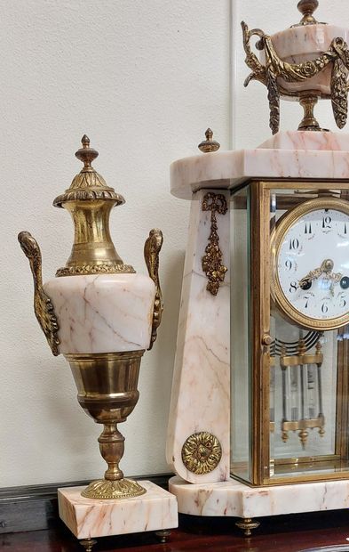 CAGE HANGER in marble and bronze with its...