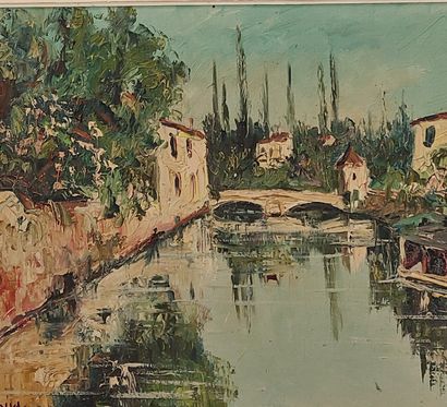 Robert L.P. LAVOINE (1916-1999)

Crécy 

Huile...