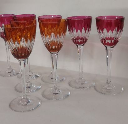 BACCARAT, modèle Cassino 

Huit verres à...