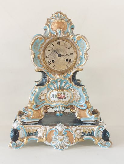 Porcelain of Paris HANGER, in two parts,...
