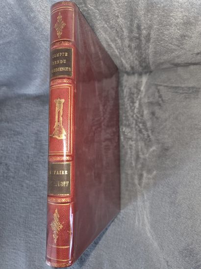 Affaire Gorguloff 1932 deluxe binding.



PROCEEDINGS...