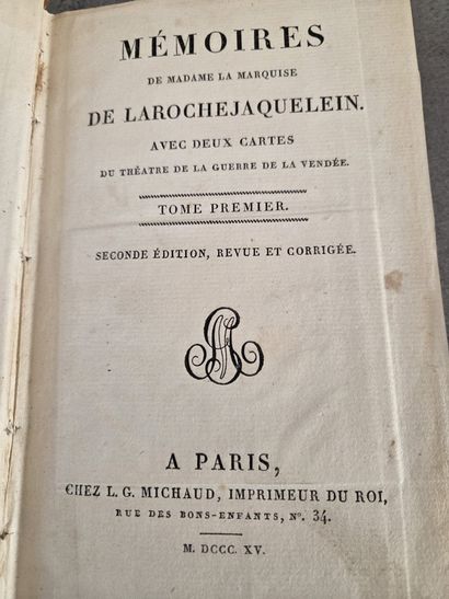 Vendée/Chouannerie.

Nice set of books on...