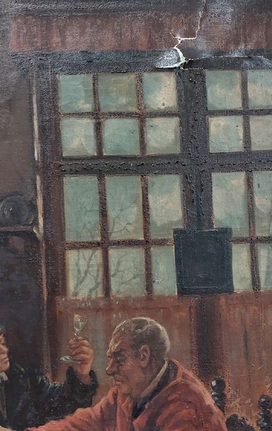 LATE 19th CENTURY SCHOOL

Interior scene

Oil...