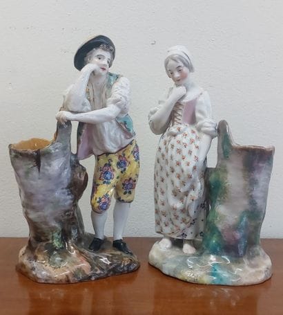 JACOB-PETIT (1796-1868) 

Two porcelain subjects,...