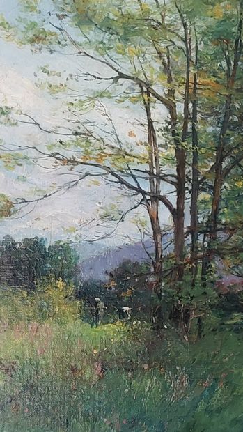 Late 19th century school 

Landscape 

Oil...