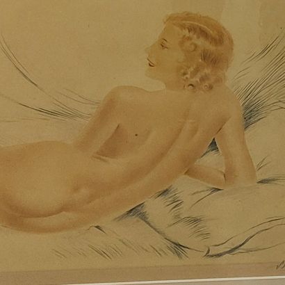 Simone MEUNIER (1890-1937) 

Reclining nude...