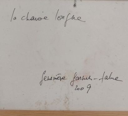 Geneviève GARNIER-FABRE (XX-XXI) 

The chaise...