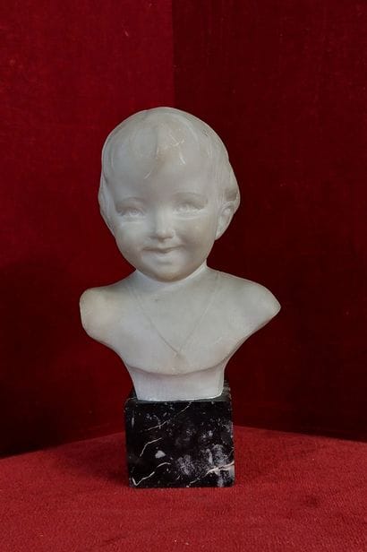 L. MORELLI

Alabaster bust of a child signed...